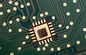 Bare die on printed circuit board